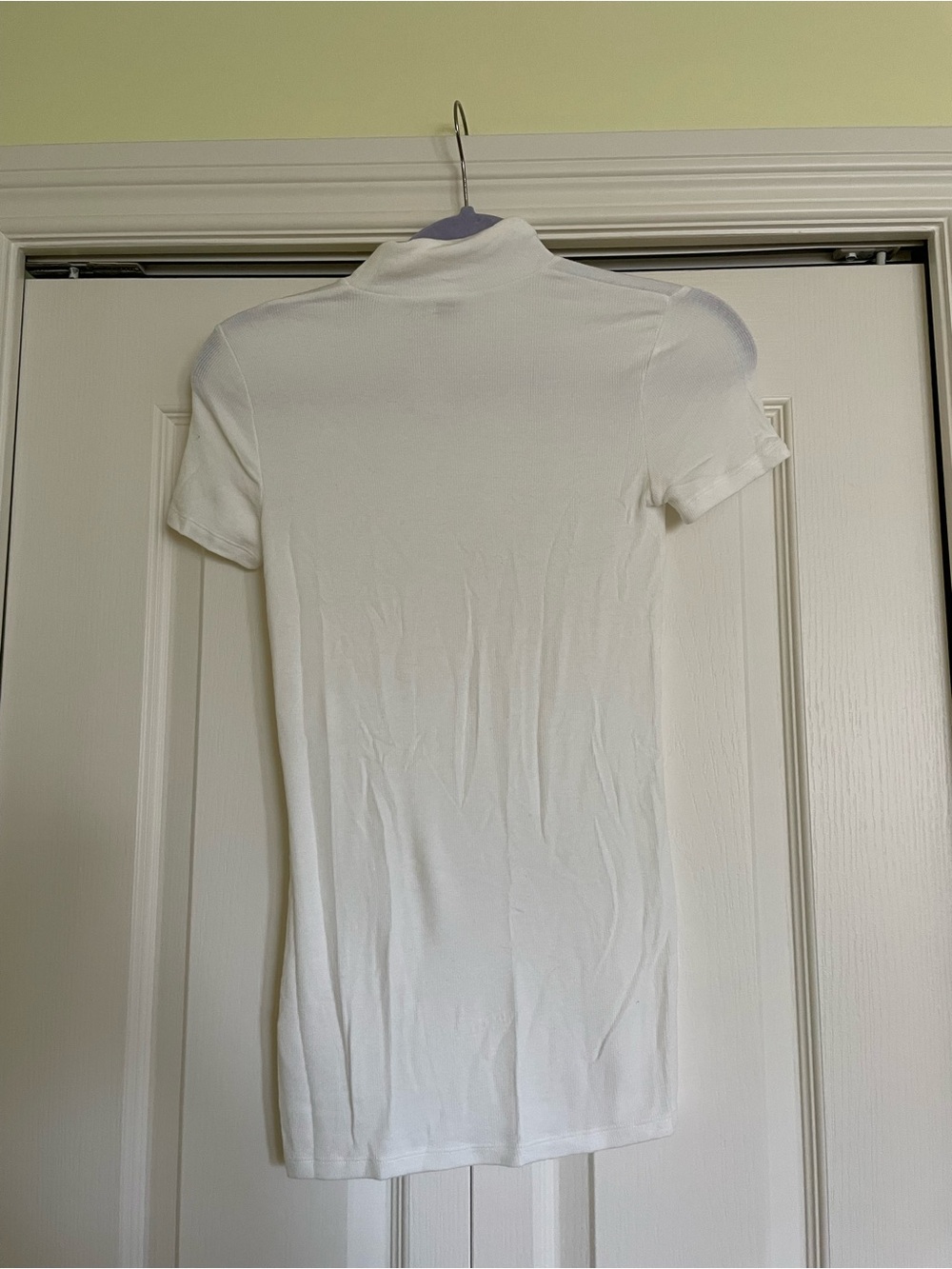 bnwt aritzia wilfred soft ribbed turtleneck short sleeve - Picture 2 of 4